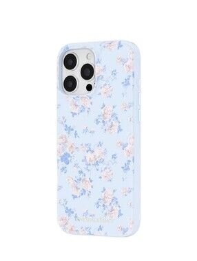 NWT Case-Mate x LoveShackFancy iPhone 16 Pro Max MagSafe Case Blue Rosettes
